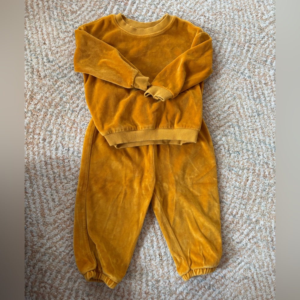 Velour Kids Matching Set